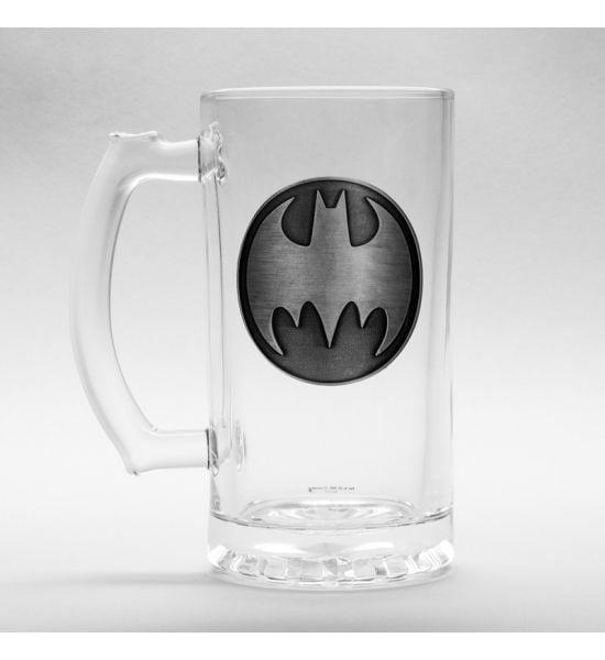 DC Comics: Batman Logo 500ml Glass Tankard