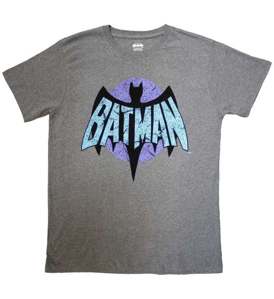 DC Comics: Batman Retro Logo - Grey T-Shirt