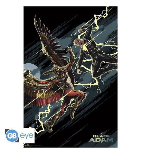 DC Comics: Black Adam vs Hawkman Poster (91.5x61cm)