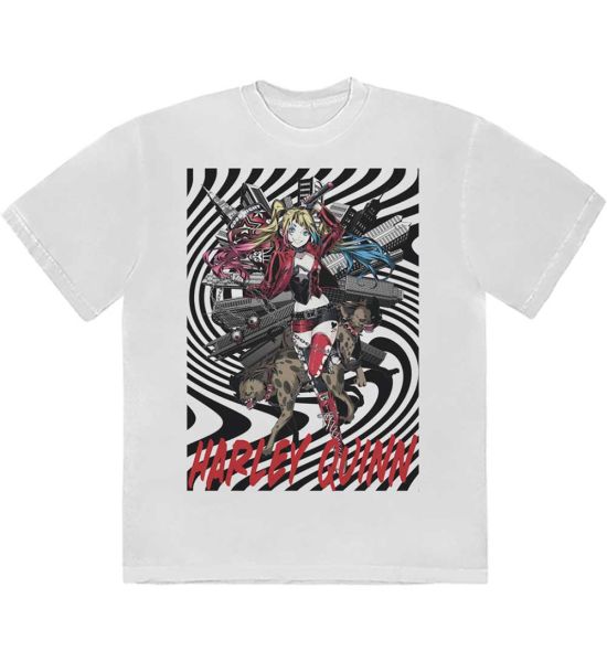 DC Comics: Harley Quinn Spiral - White T-Shirt