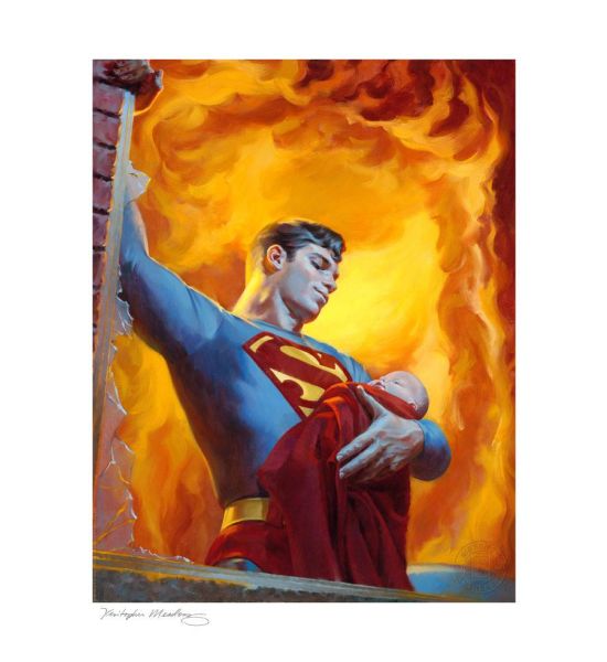 DC Comics: Saving Grace Art Print A Hero's Rescue (46x56cm - unframed)