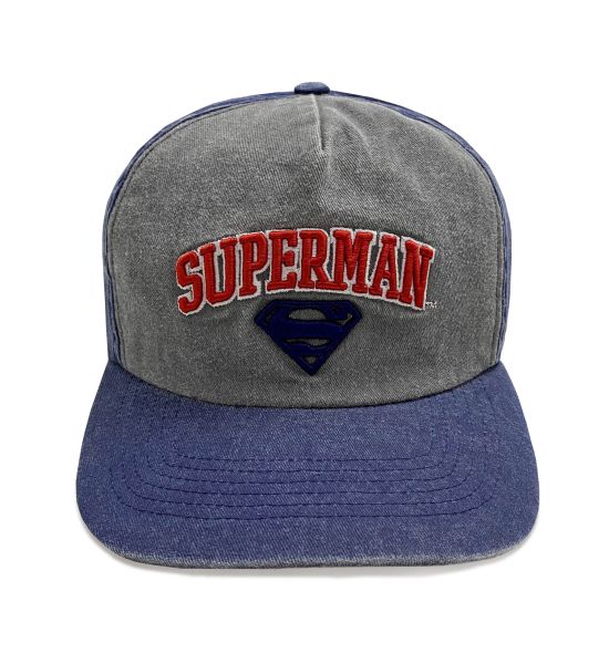 DC Comics Superman: Collegiate Text (Baseball Cap) Preorder