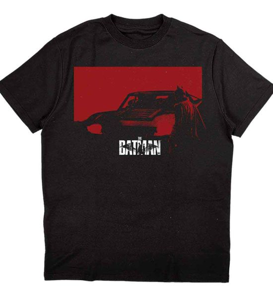 DC Comics: The Batman Red Car - Black T-Shirt