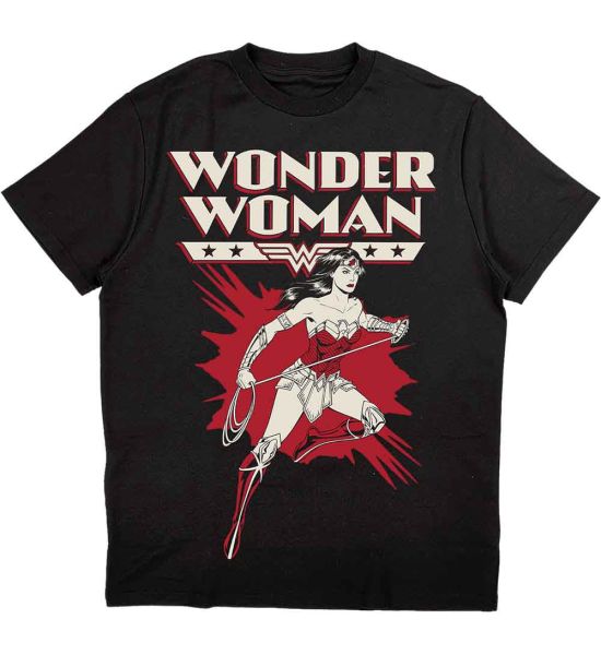 DC Comics: Wonder Woman Explosion - Black T-Shirt