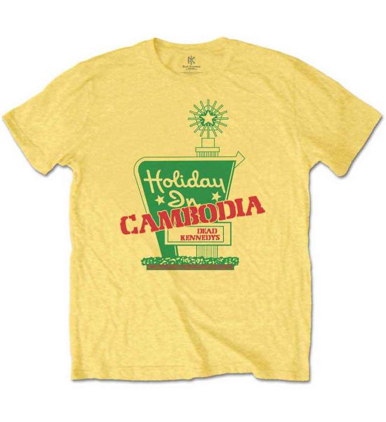 Dead Kennedys: Holiday in Cambodia - Daisy Yellow T-Shirt