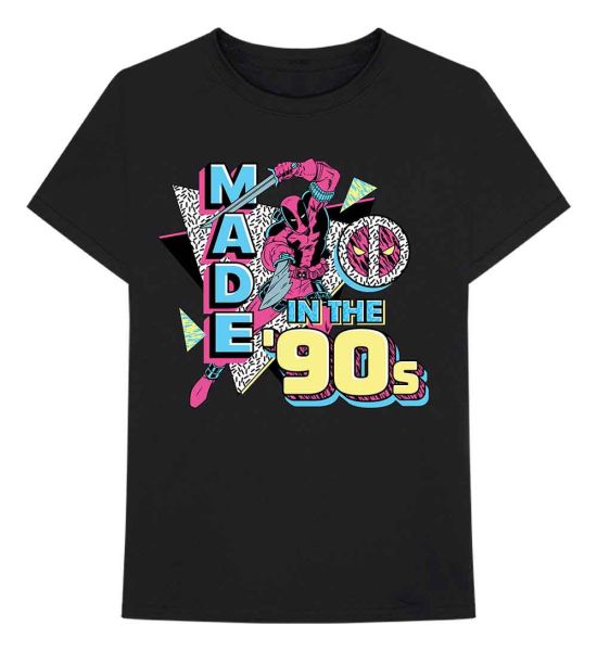 Deadpool: Deadpool Made In The 90s Black T-Shirt