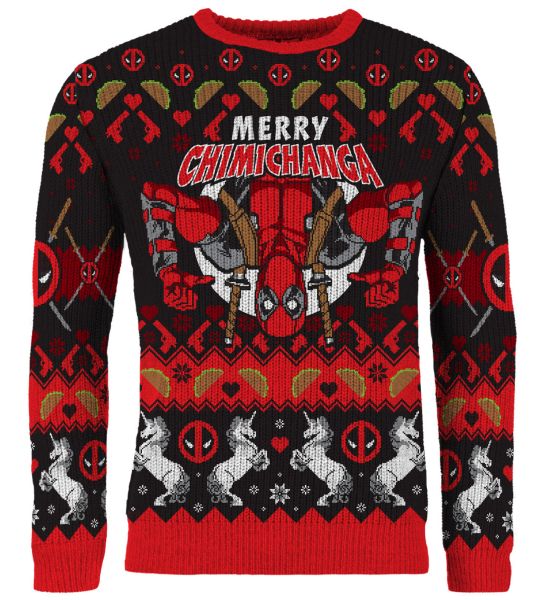 Deadpool: Merry Chimichanga Ugly Christmas Sweater