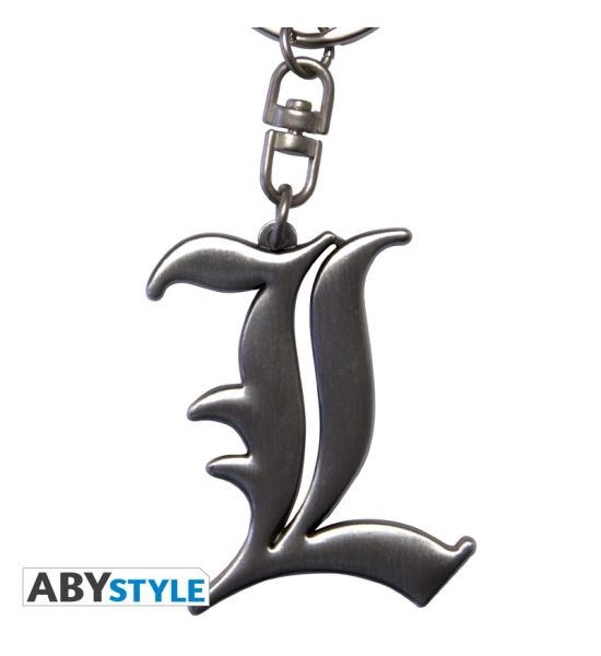 Death Note: L Symbol 3D Premium Keychain