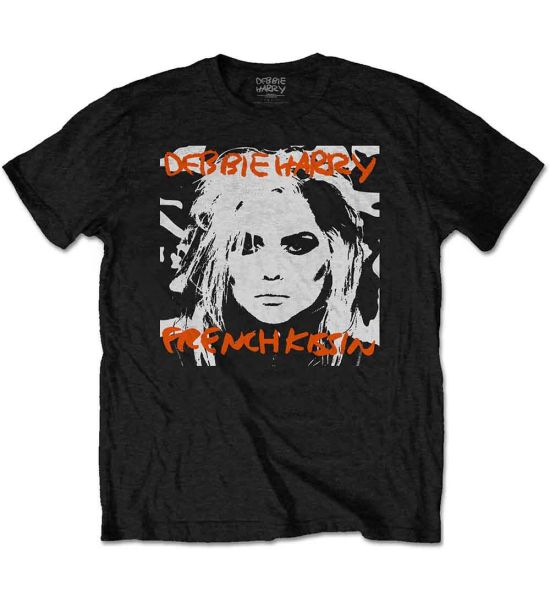 Debbie Harry: French Kissin' - Black T-Shirt