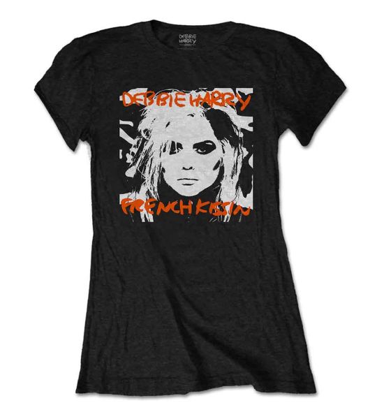 Debbie Harry: French Kissin' - Ladies Black T-Shirt