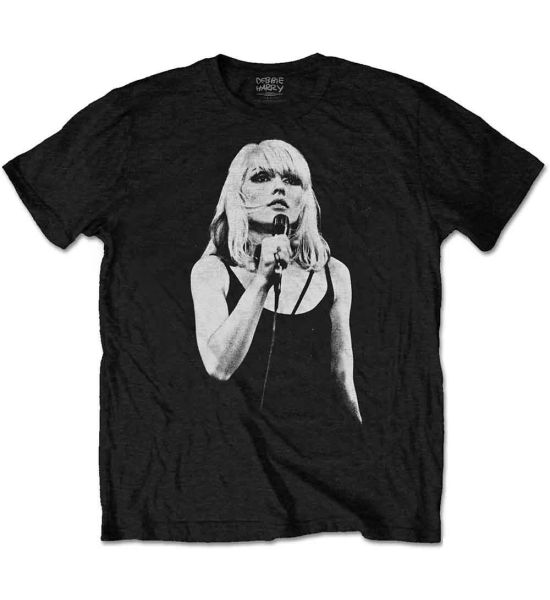 Debbie Harry: Open Mic. - Black T-Shirt