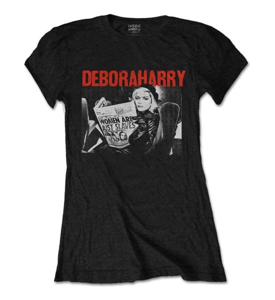 Debbie Harry: Women Are Just Slaves - Ladies Black T-Shirt