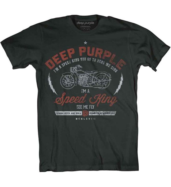 Deep Purple: Speed King - Black T-Shirt