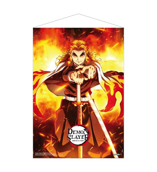 Demon Slayer: Kimetsu no Yaiba: Kyojuro Rengoku Wallscroll (50x70cm) Preorder