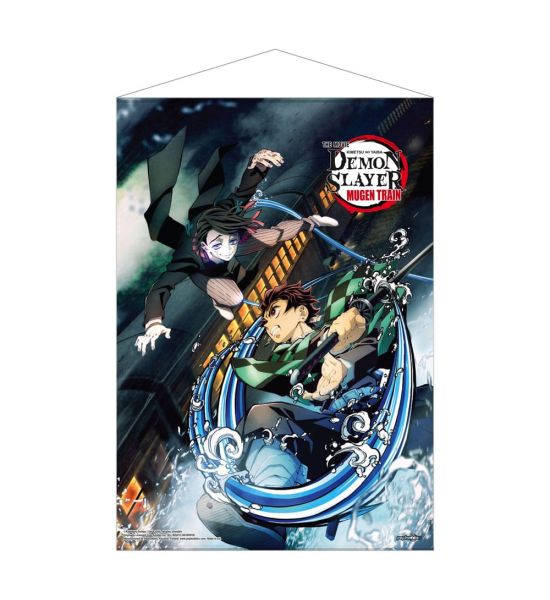 Demon Slayer: Kimetsu no Yaiba: Tanjiro Vs Enmu Wallscroll (50cm x 70cm) Preorder