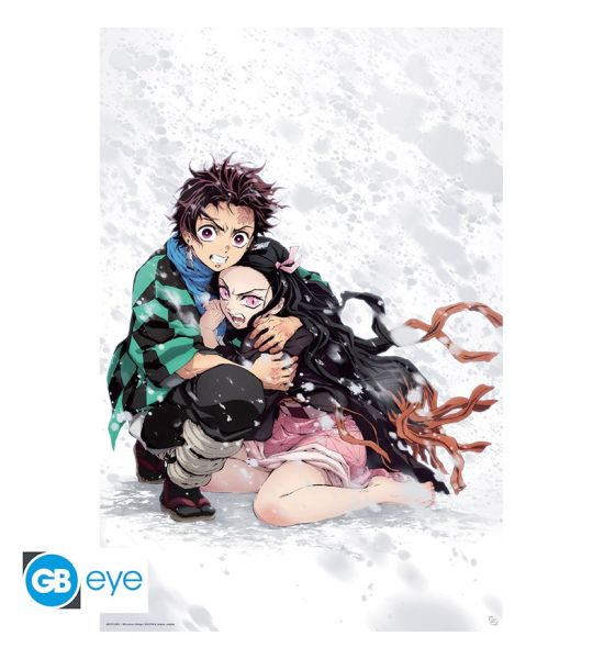 Demon Slayer: Tanjiro & Nezuko Snow Poster (91.5x61cm)