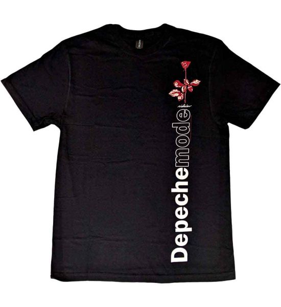 Depeche Mode: Violator Side Rose - Black T-Shirt