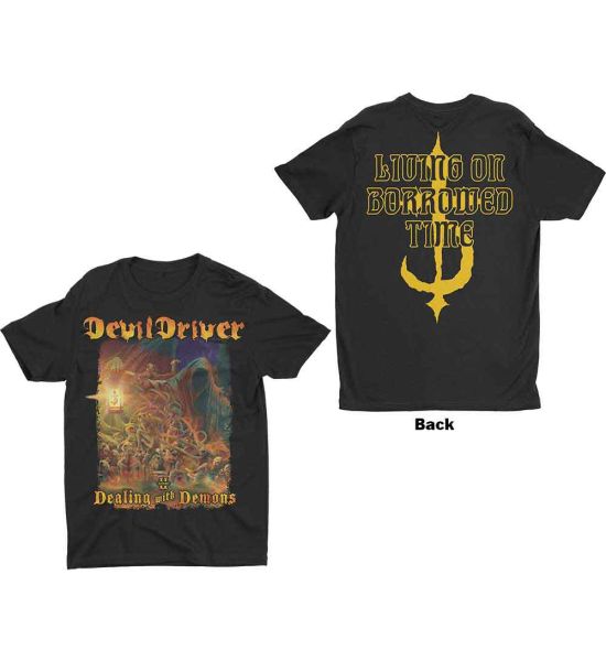 DevilDriver: Borrowed (Back Print) - Black T-Shirt