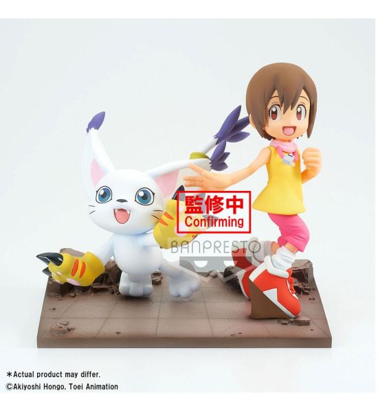 Digimon Adventure Adventure Archives DXF: Hikari & Tailmon PVC Statue (12cm)