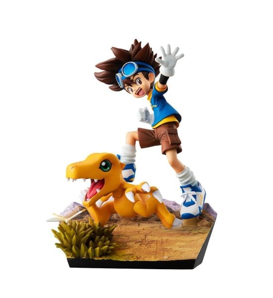 Digimon Adventure: Taichi Yagami & Agumon G.E.M. Series PVC Statue (20th Anniversary, 12cm)