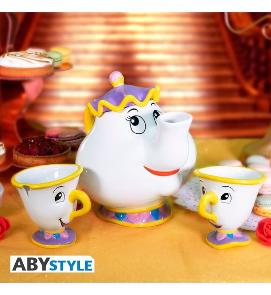 Disney: Beauty and The Beast Mrs. Potts & Chip Ceramic Premium Teapot