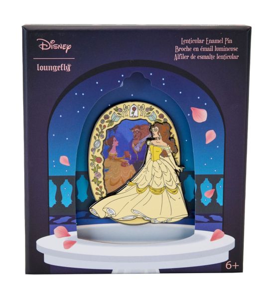 Disney: Belle Lenticular Enamel Pin (Beauty and the Beast) 8cm