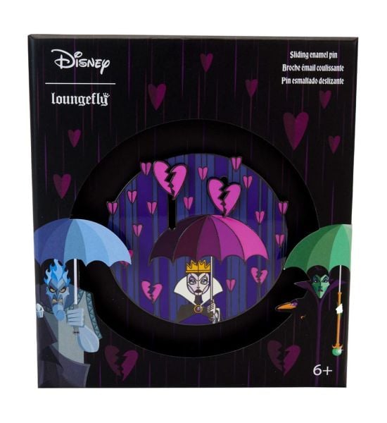 Disney by Loungefly: Villains Curse your hearts Sliding Enamel Pin Limited Edition (8cm)