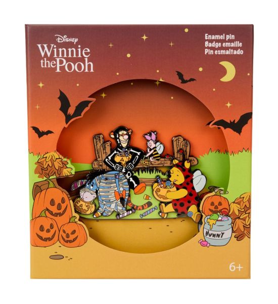 Disney by Loungefly: Winnie the Pooh Trick R Treat Moving Enamel Pin Limited Edition (8cm) Preorder