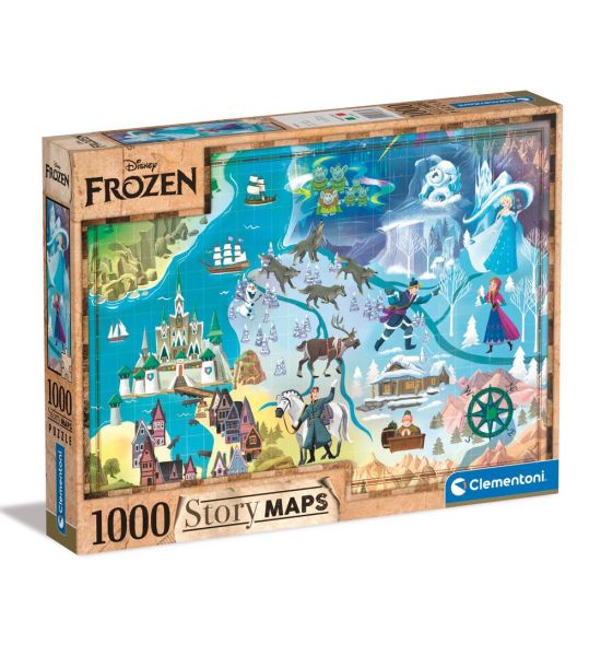 Disney: Frozen Story Maps Jigsaw Puzzle (1000 pieces) Preorder