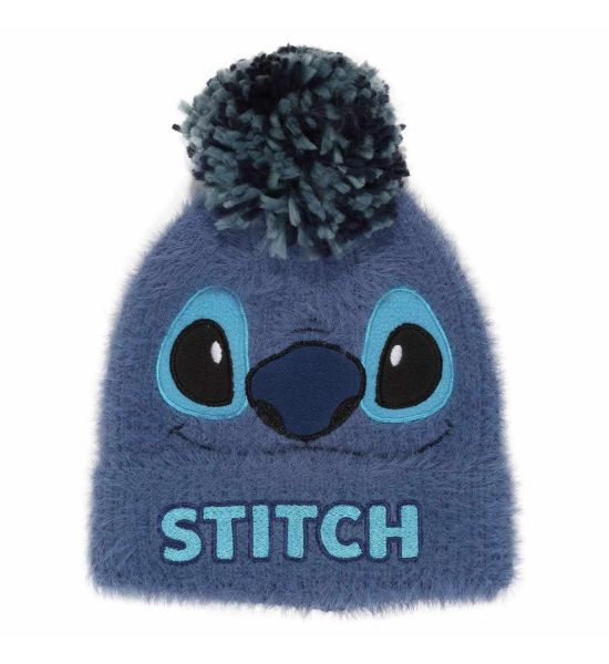 Disney Lilo And Stitch: Stitch Fluffy Pom Pom Beanie Preorder