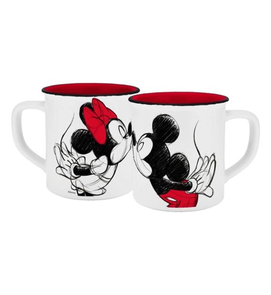 Disney: Mickey Kiss Sketch Red Mug Preorder