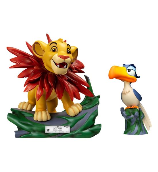 Disney: The Lion King Master Craft Statues 2-Pack Little Simba & Zazu (31cm) Preorder