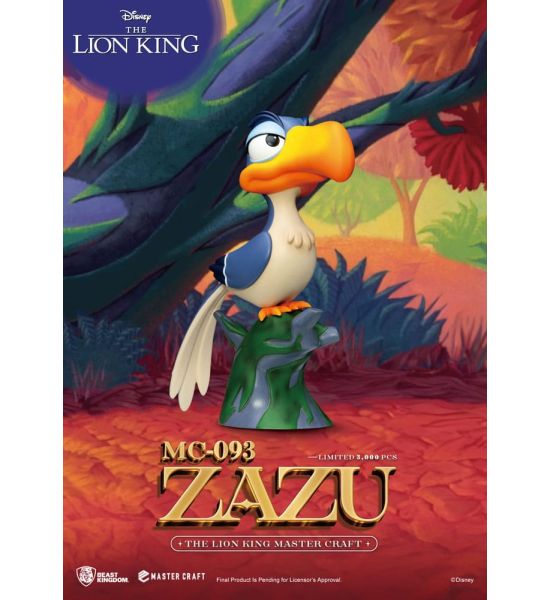 Disney: Zazu The Lion King Master Craft Statue (20cm) Preorder