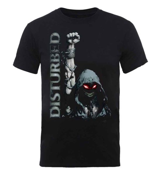 Disturbed: Up Yer Military - Black T-Shirt