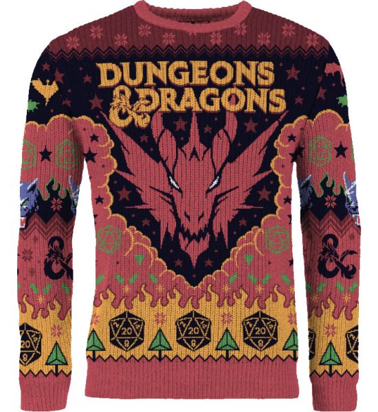 Dungeons & Dragons: Seven Dice A-Rolling Ugly Christmas Sweater/Jumper