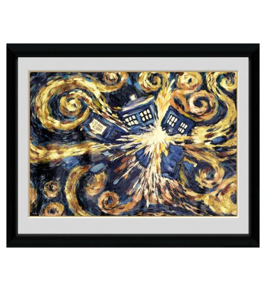 Doctor Who: Exploding Tardis Framed Print (30x40cm)