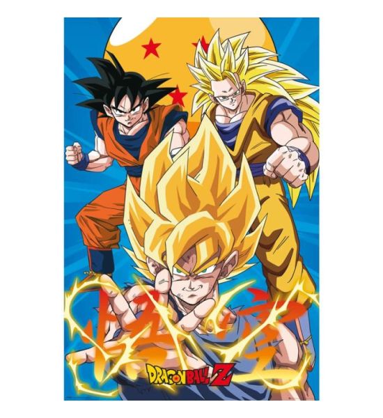 Dragon Ball: 3 Gokus Maxi Poster (91.5x61cm)