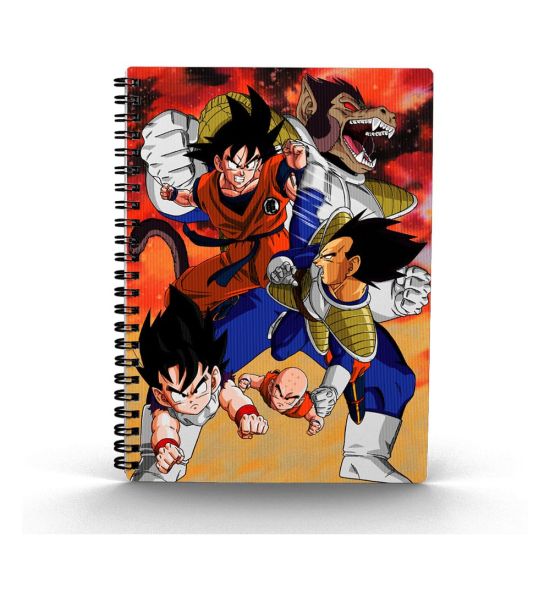 Dragon Ball: Goku vs Vegeta 3D-Effect Notebook Preorder