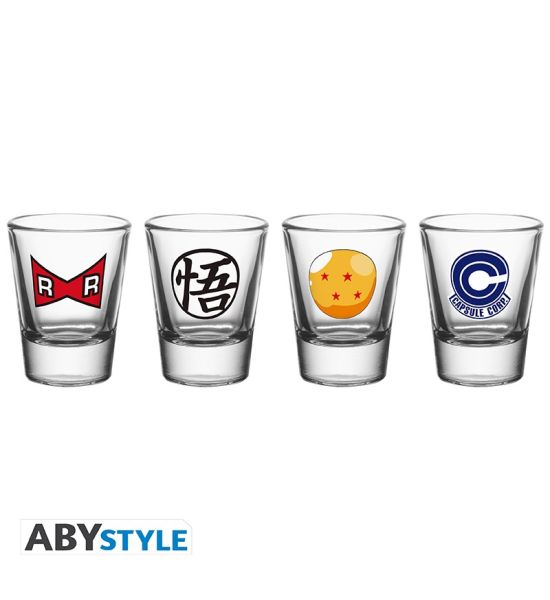 Dragon Ball: Mix Shot Glasses - Set of 4