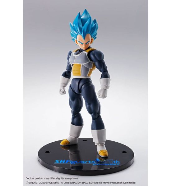 Dragon Ball Super: Vegeta Super Saiyan Blue S.H. Figuarts Action Figure (15th Anniversary Version) (14cm)