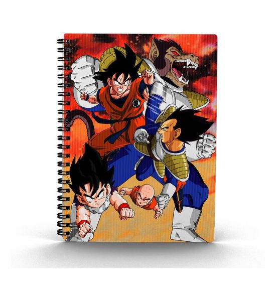 Dragon Ball Z: Goku vs Vegeta 3D-Effect Notebook Preorder