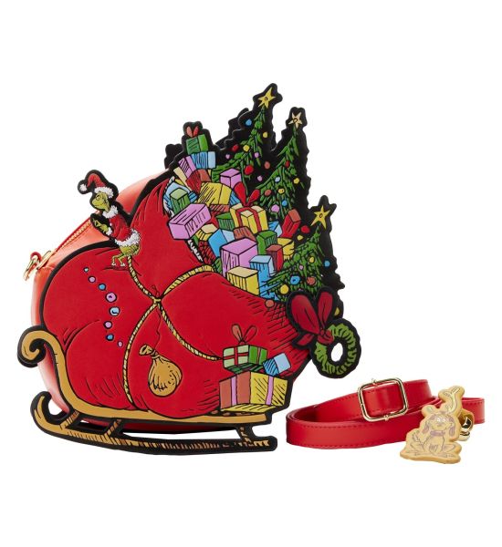 Loungefly Dr Suess: How the Grinch Stole Christmas! Sleigh Crossbody Bag Preorder