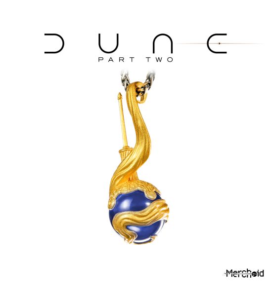 Dune: The Water Of Life Pendant - Silver Version (Gold Plated) Preorder