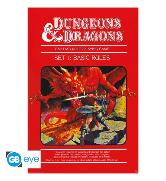 Dungeons & Dragons: Basic Rules Poster (91.5x61cm)