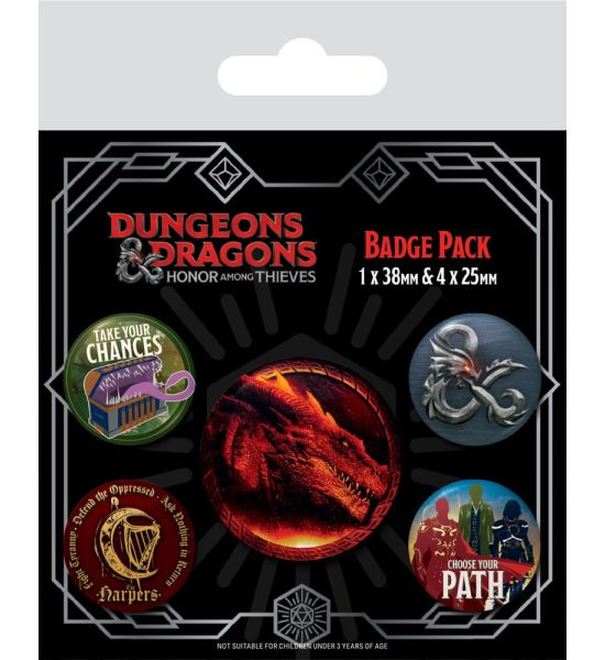 Dungeons & Dragons: Movie Pin-Back Buttons 5-Pack