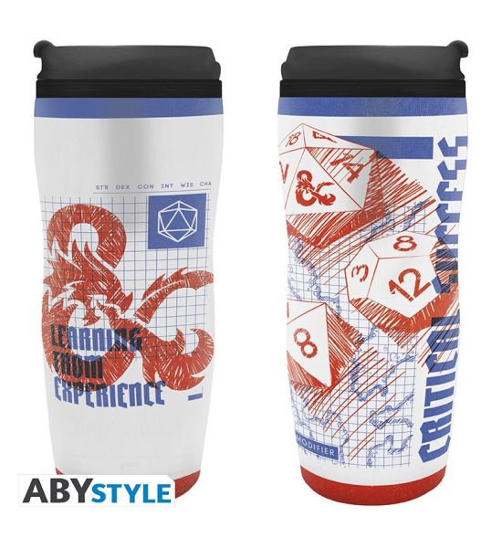 Dungeons & Dragons: Sketch Dice Travel Mug