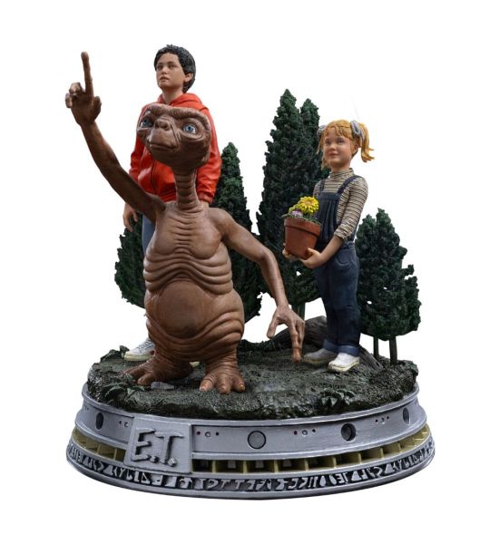 E.T. The Extra-Terrestrial: E.T., Elliot and Gertie Deluxe Art Scale Statue 1/10 (19cm) Preorder