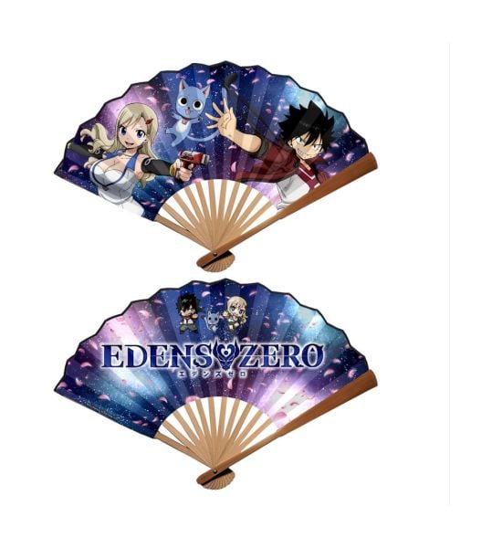 Edens Zero: Rebecca, Happy & Shiki Folding Fan