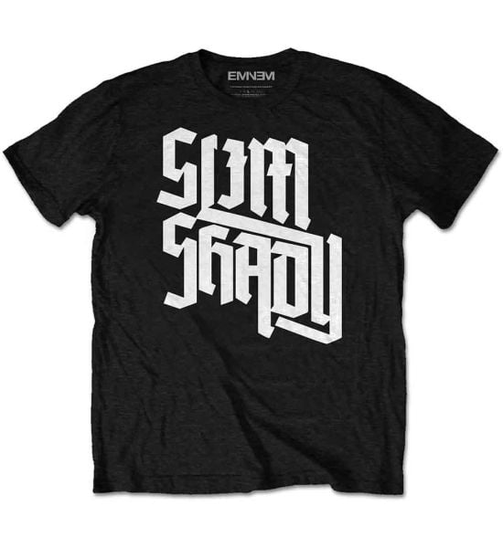 Eminem: Shady Slant - Black T-Shirt