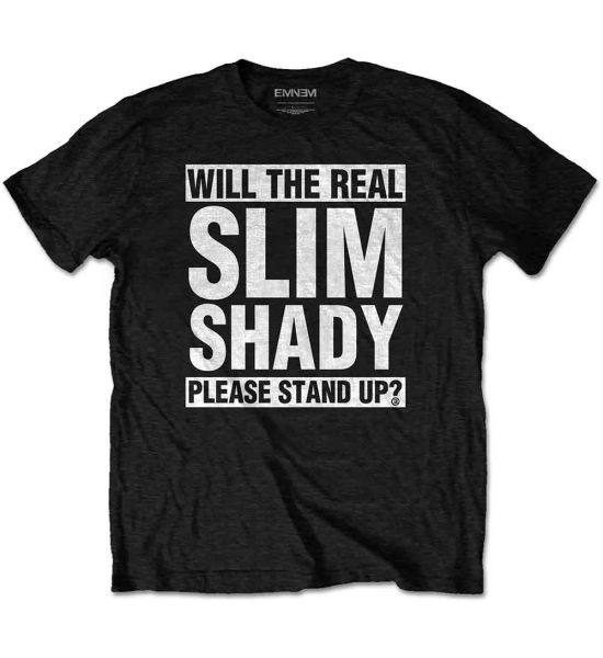 Eminem: The Real Slim Shady - Black T-Shirt